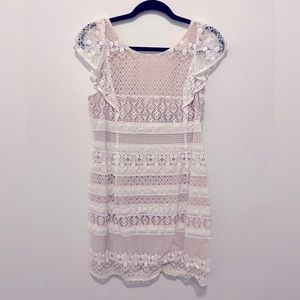 🤍 BGBG Maxazria White Lace Dress